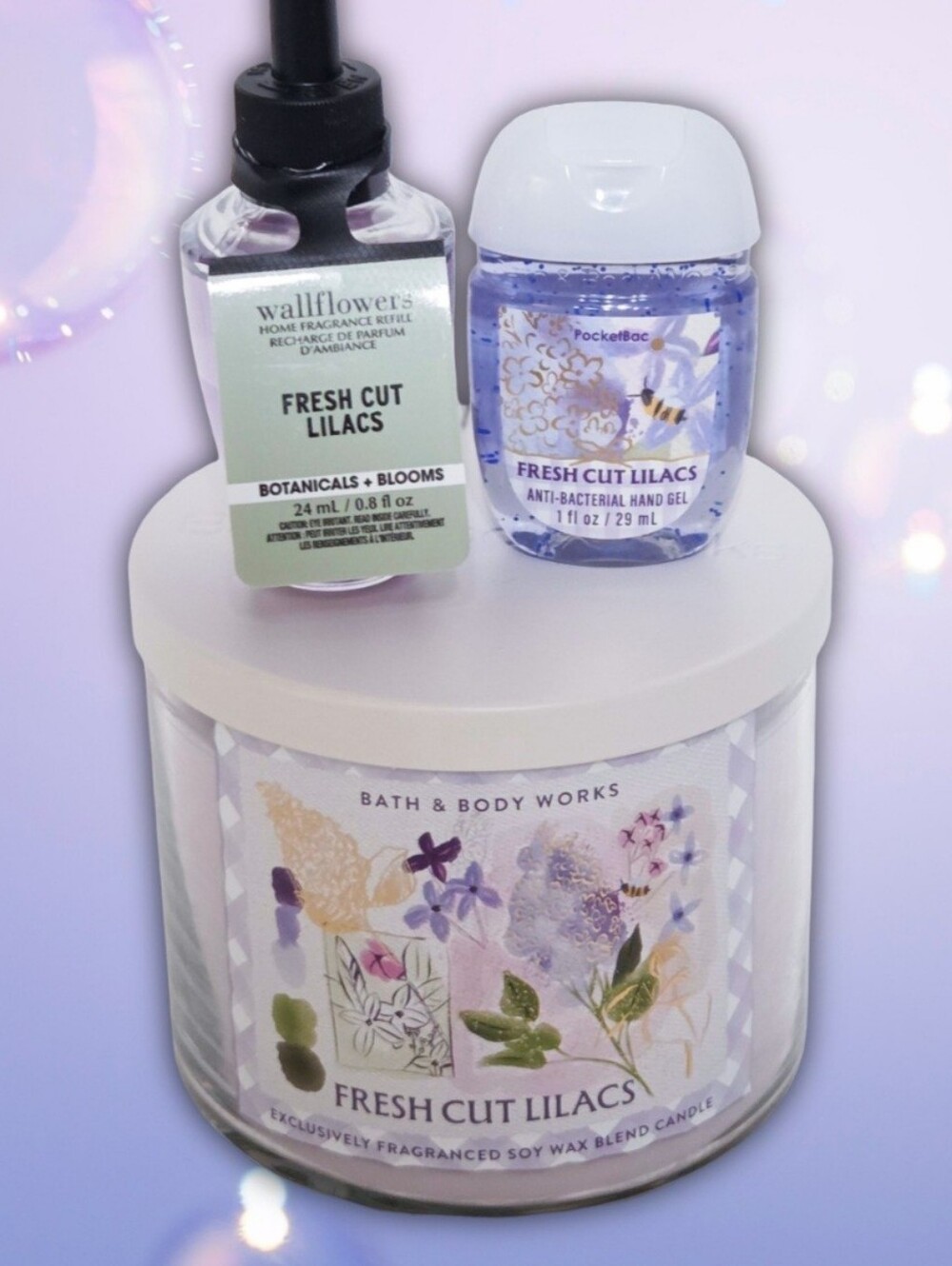 Bath & Body Works Fresh Cut Lilacs Bundle New!♡♡